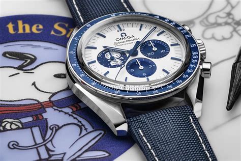 omega gold silver watch|omega snoopy watch price.